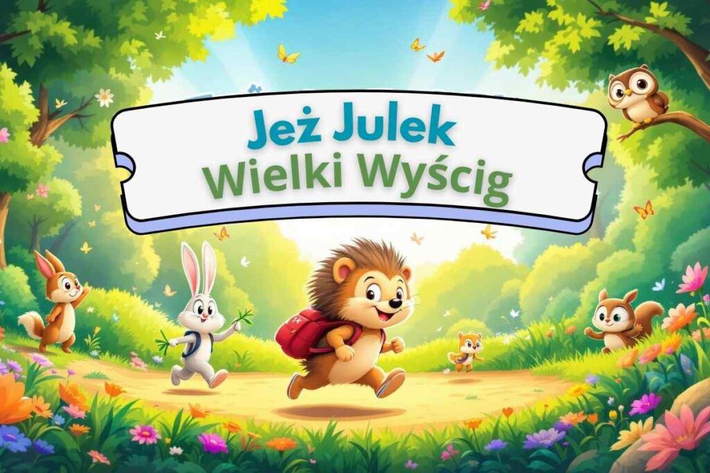 Bajka "Jeż Julek i wielki wyścig"